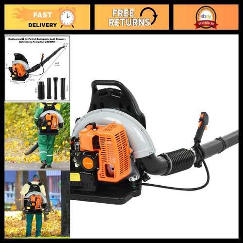 Powerful 63cc 3hp gas - powerful,