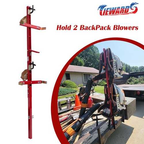 Backpack blower holder rack - 2,
