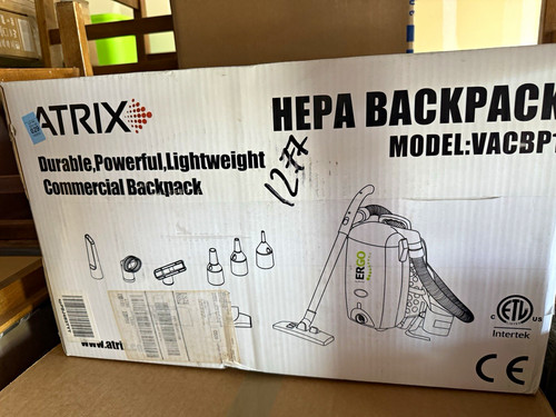 Atrix hepa backpack - atrix,