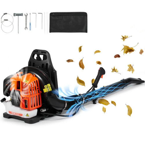 Backpack leaf blower 52cc gas - backpack,