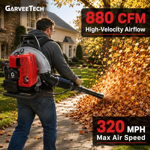 Backpack leaf blower 62cc gas - leaf,